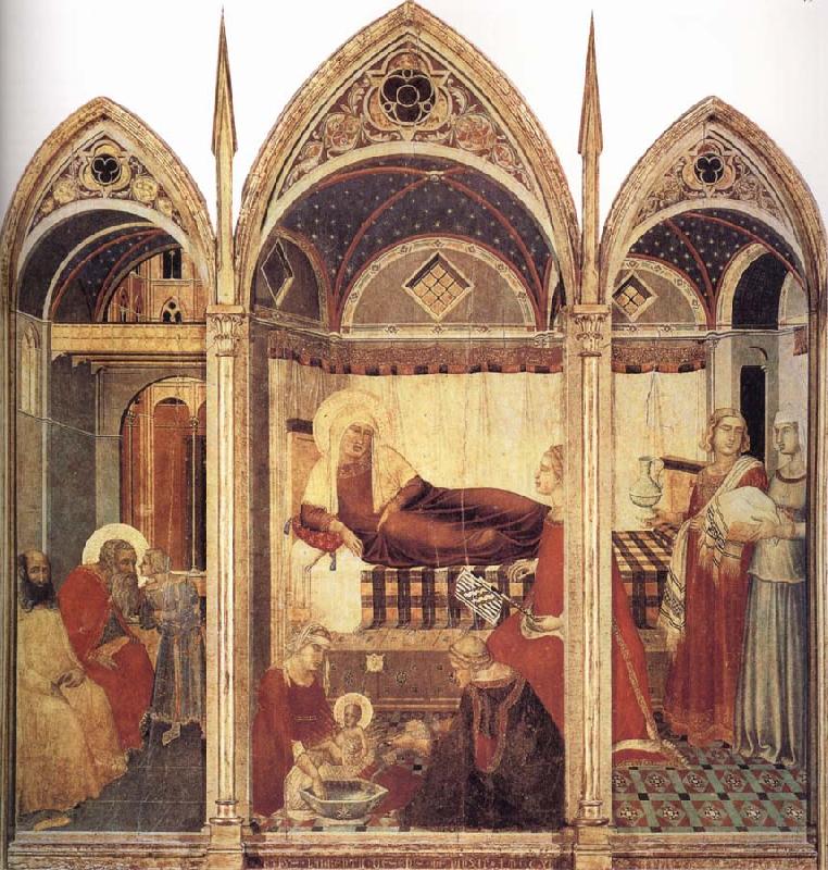 Pietro Lorenzetti Birth of the Virgin Sweden oil painting art